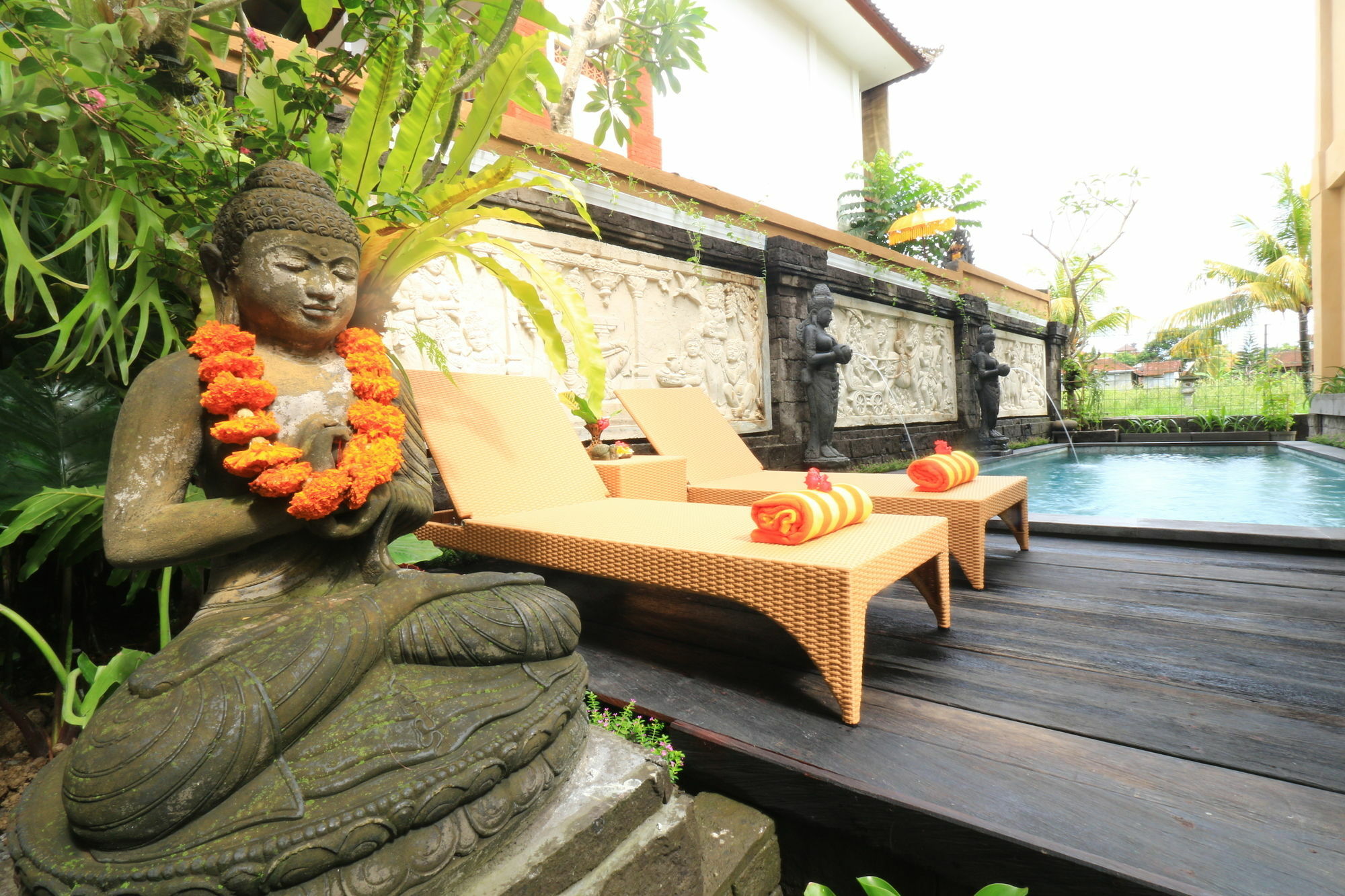 Frangipani Bungalow Ubud Esterno foto