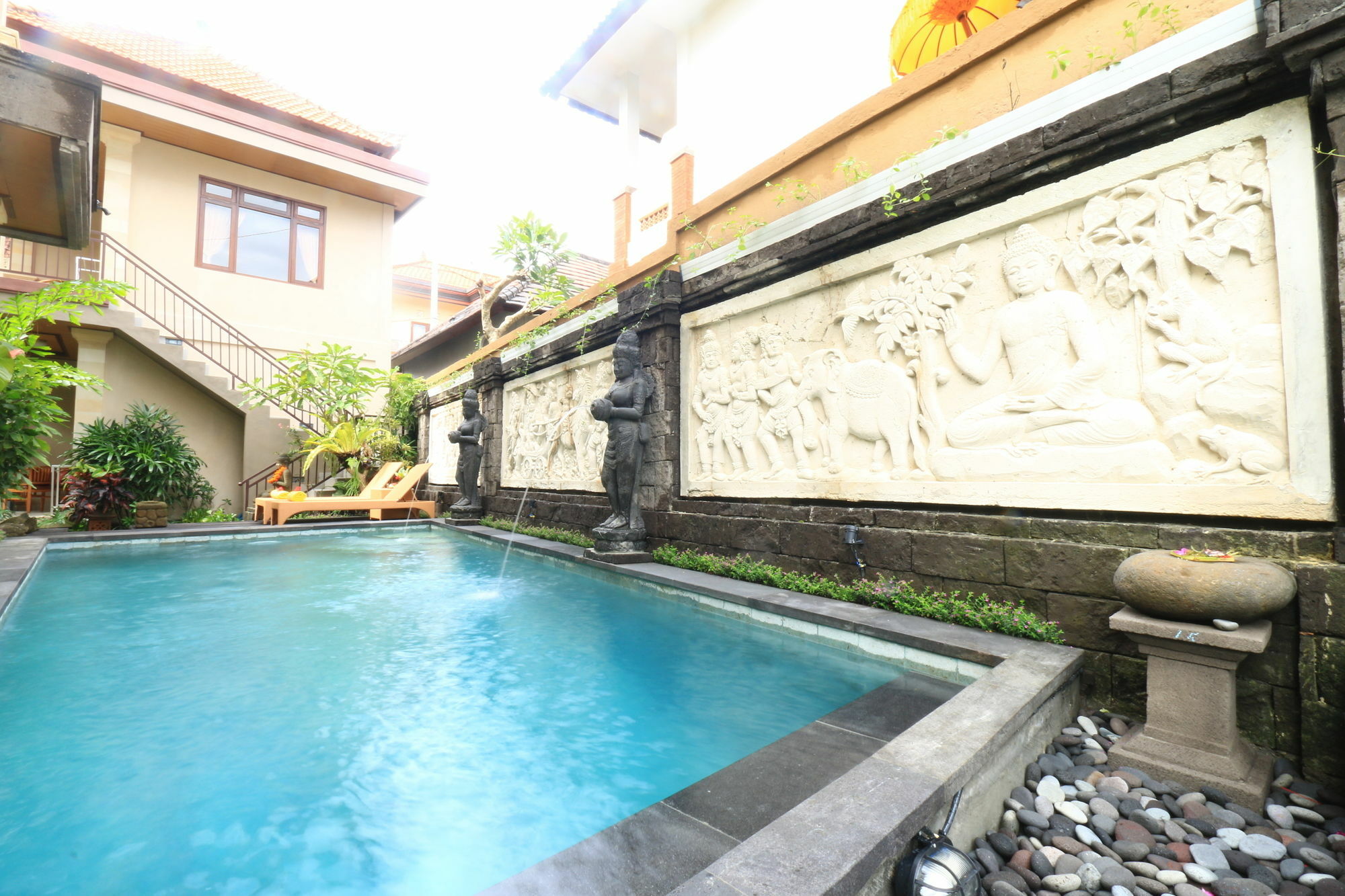 Frangipani Bungalow Ubud Esterno foto