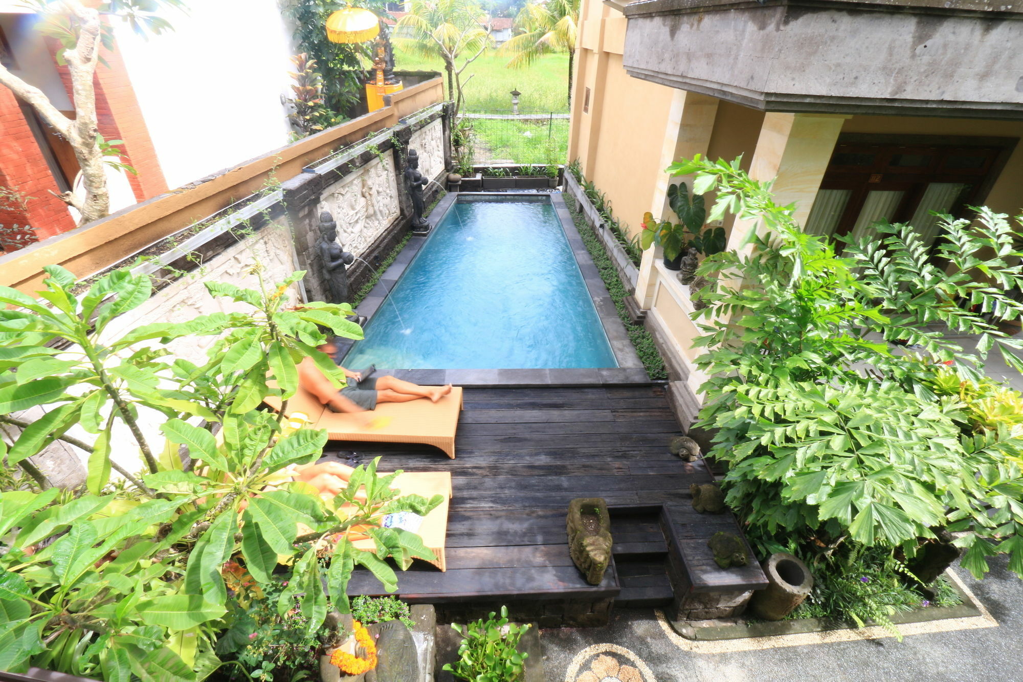 Frangipani Bungalow Ubud Esterno foto